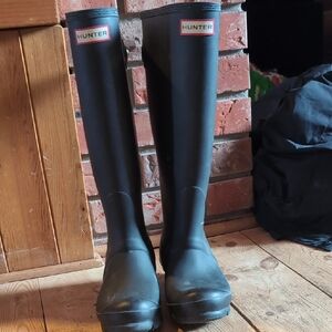 Hunter Black Women's Winter & Rain Boots